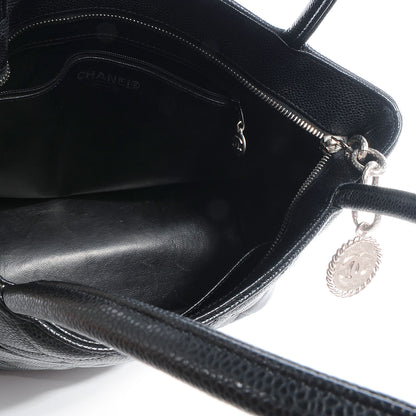 Chanel Caviar Medallion Tote Black 5 of 7