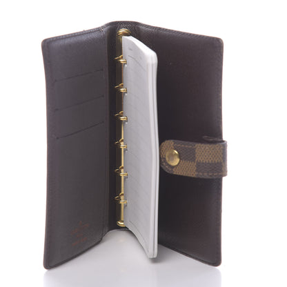 Louis Vuitton Damier Ebene Small Ring Agenda Cover 5 of 6