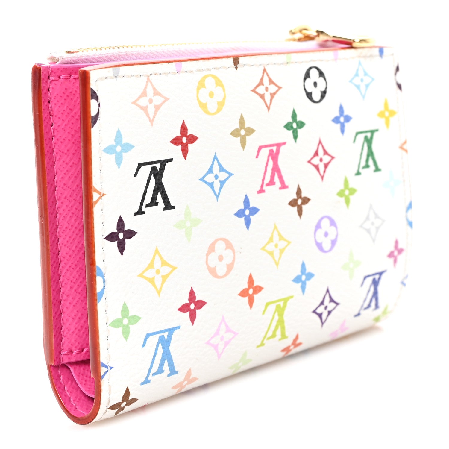Louis Vuitton LV X TM Monogram Multicolor Lisa Wallet White 3 of 6