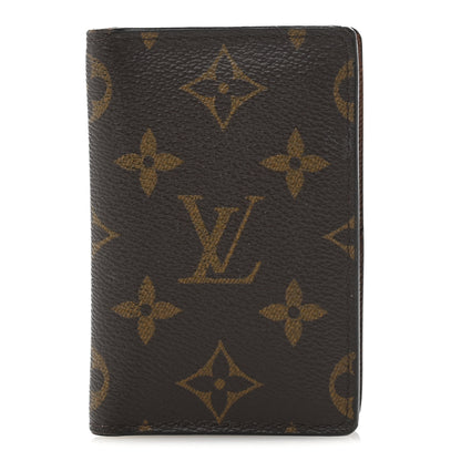 Louis Vuitton Monogram Pocket Organizer Card Holder NM 1 of 8