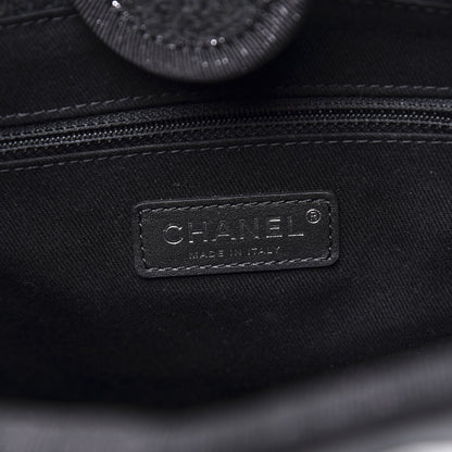 Chanel Lurex Boucle Mini Deauville Tote Black 7 of 10