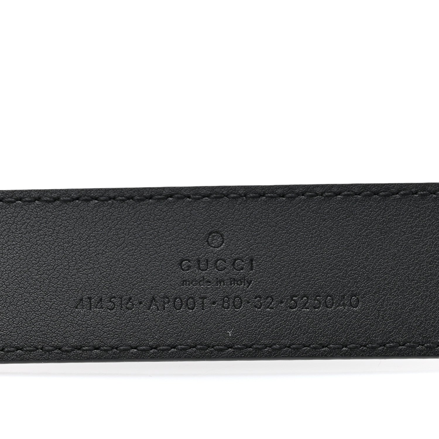 Gucci Moon Calfskin Double G 30mm Belt 80 32 Black 3 of 5