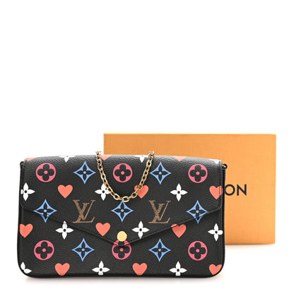 Louis Vuitton Game On Felicie Chain Wallet Black 11 of 11