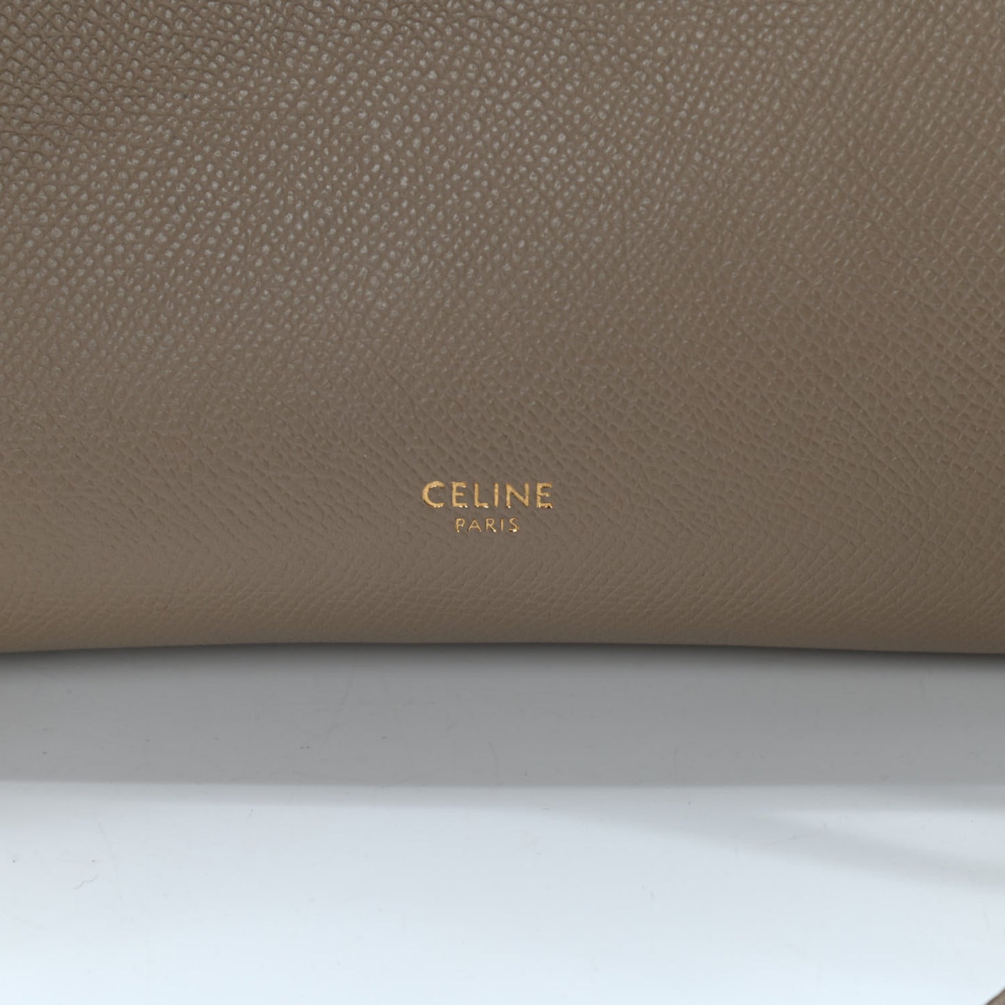 Grained Calfskin Mini Belt Bag Light Taupe