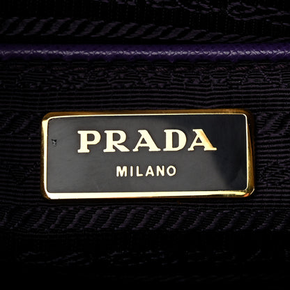 Prada Saffiano Lux Parabole Tote Viola 6 of 10