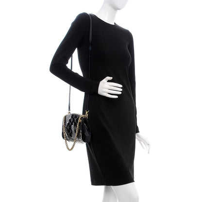 Louis Vuitton Vernis Santa Monica Clutch Noir Magnetique 2 of 6