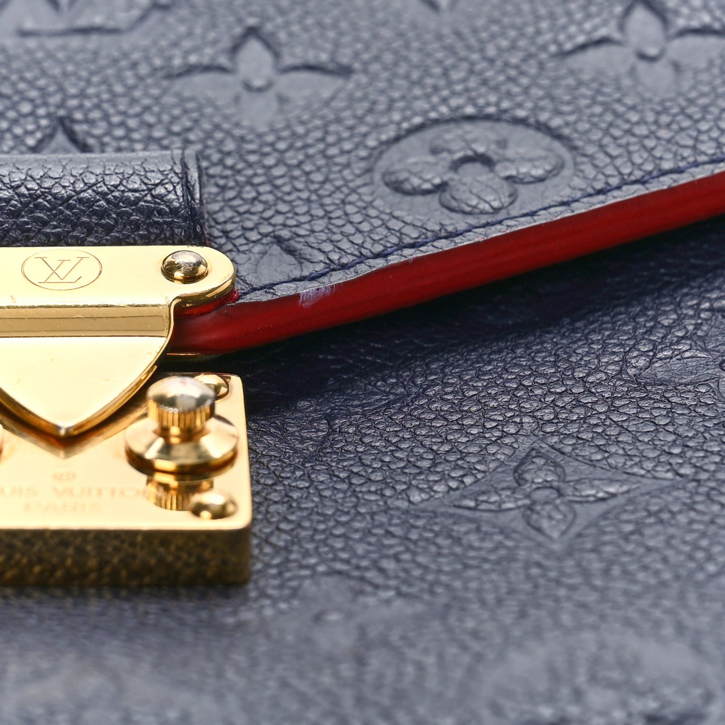 Empreinte Pochette Metis Marine Rouge