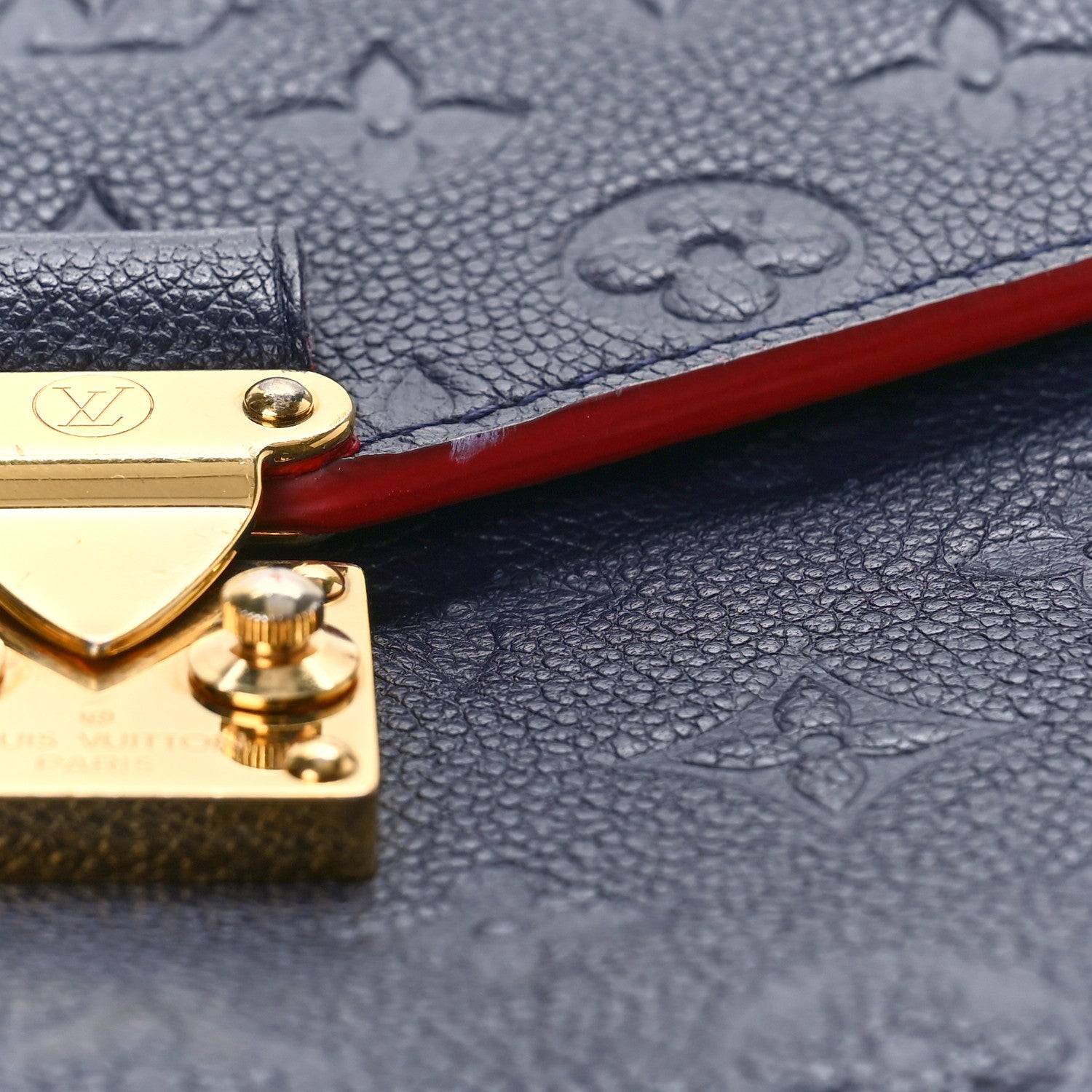 Louis Vuitton Empreinte Pochette Metis Marine Rouge 9 of 9