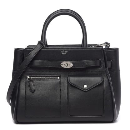 Mulberry Grained Calfskin Small Belted Bayswater Tote Black 1 of 9