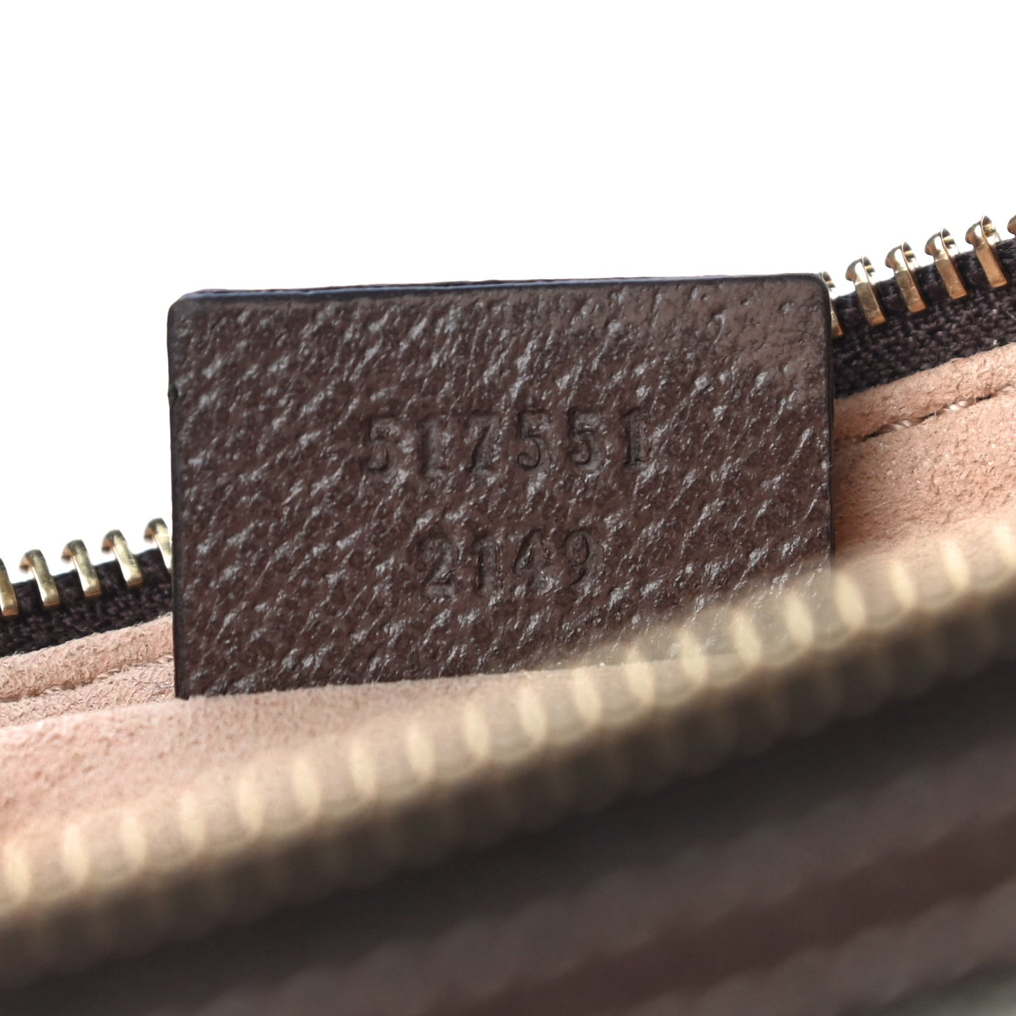 GG Supreme Monogram Large Ophidia Pouch Clutch Brown