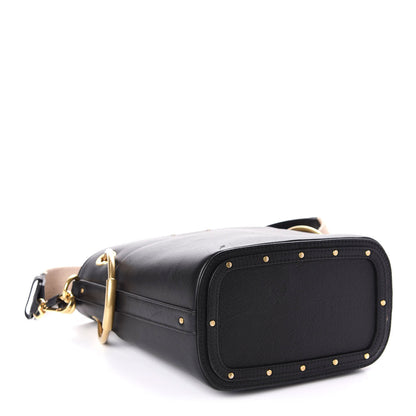Chloe Smooth Calfskin Small Roy Bucket Bag Black 5 of 13