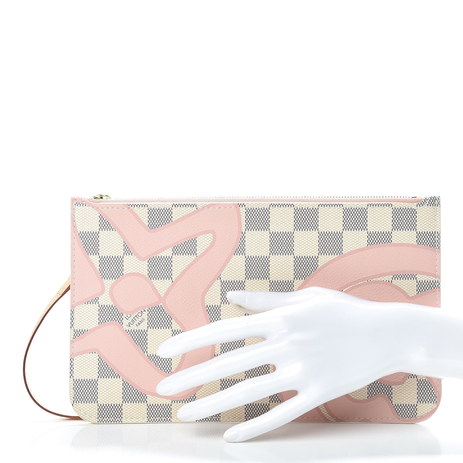 Louis Vuitton Damier Azur Tahitienne Neverfull MM GM Pochette 2 of 9