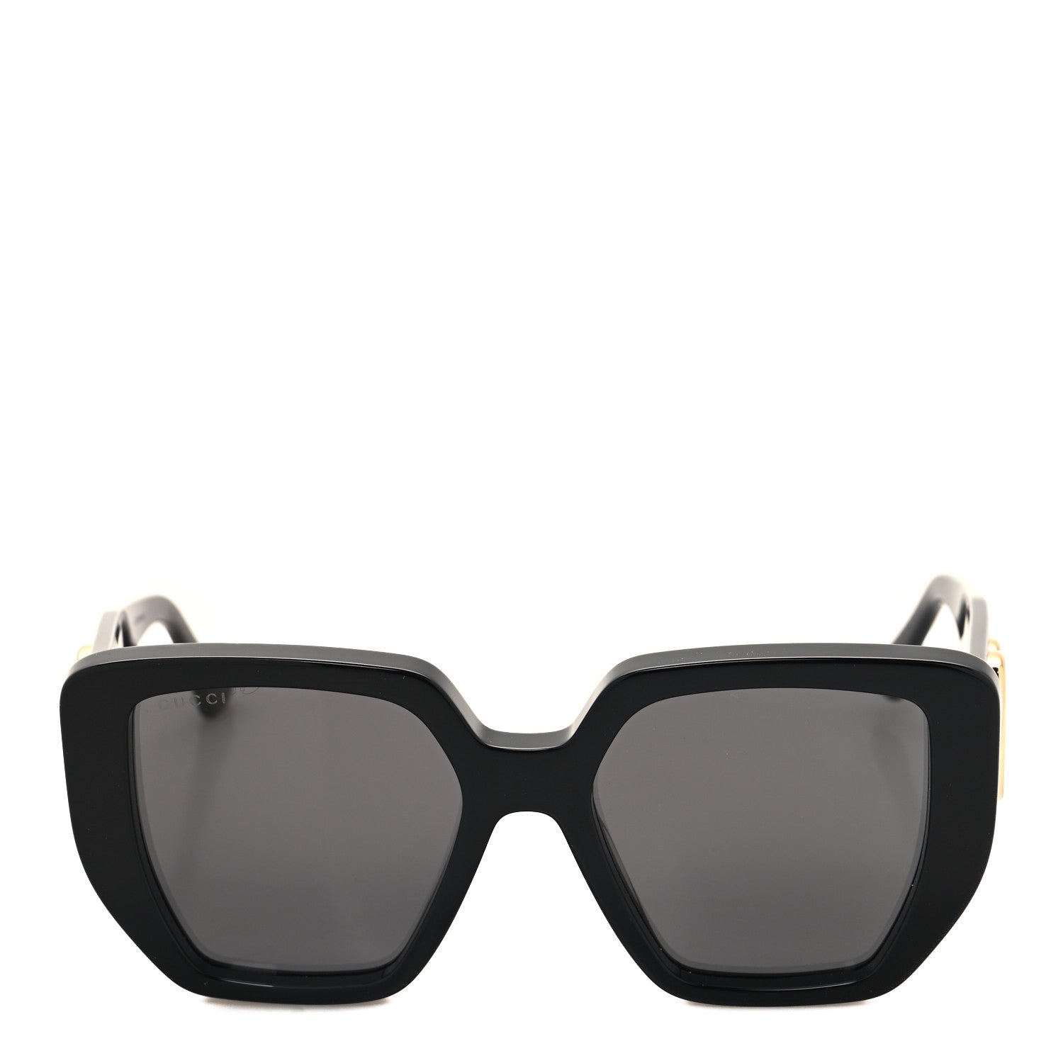 Gucci Acetate Square Frame Sunglasses Black 2 of 7