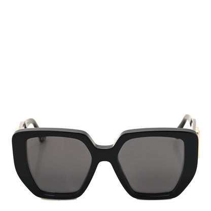 Gucci Acetate Square Frame Sunglasses Black 2 of 7
