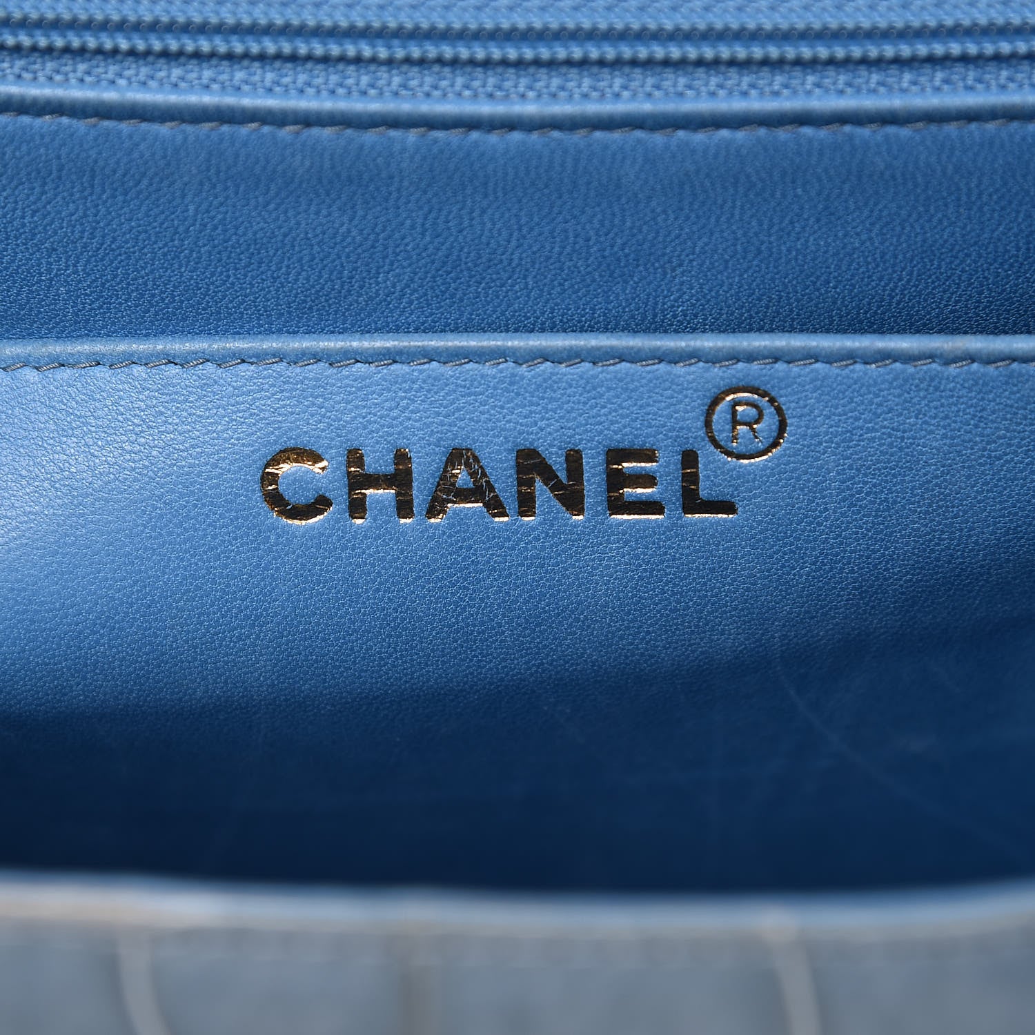 Chanel Alligator Jumbo Kelly Flap Blue 5 of 19