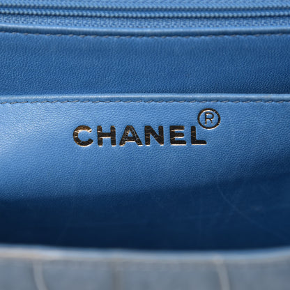 Chanel Alligator Jumbo Kelly Flap Blue 5 of 19
