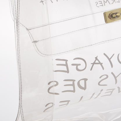 Hermes Vinyl Souvenir De L'Exposition Kelly Transparent 9 of 11