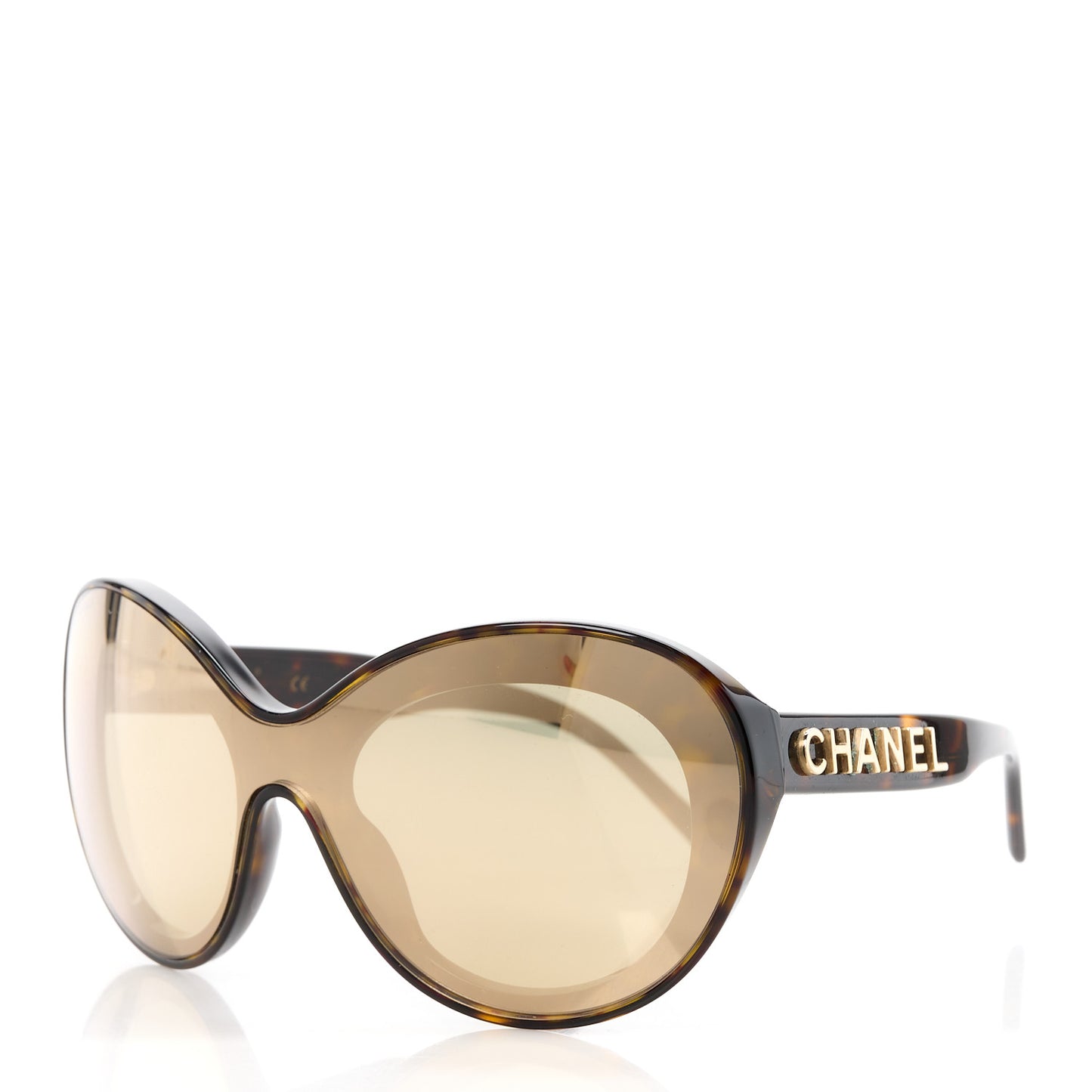Shield Sunglasses 71281 Tortoise Gold