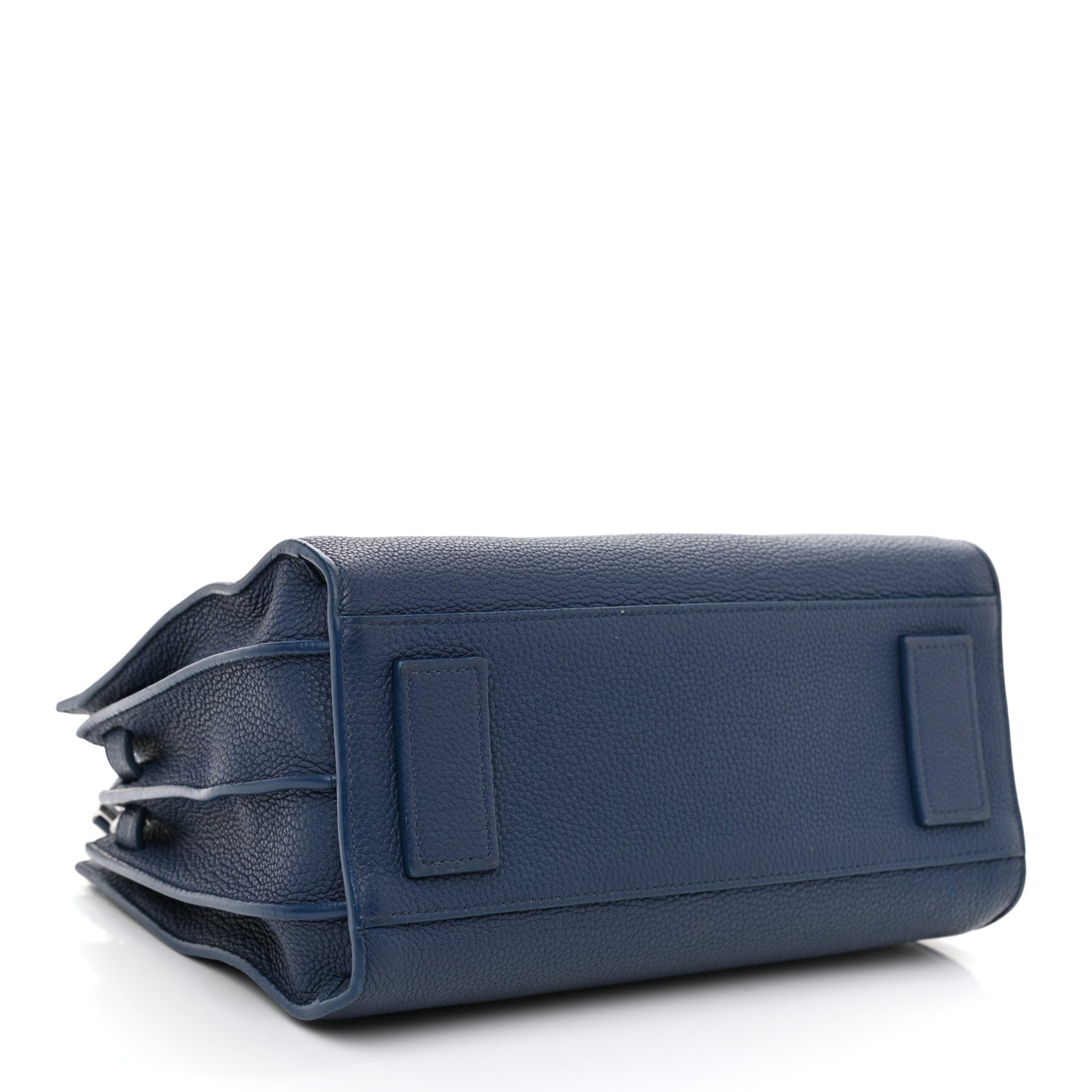 Grained Calfskin Baby Sac De Jour Souple Denim
