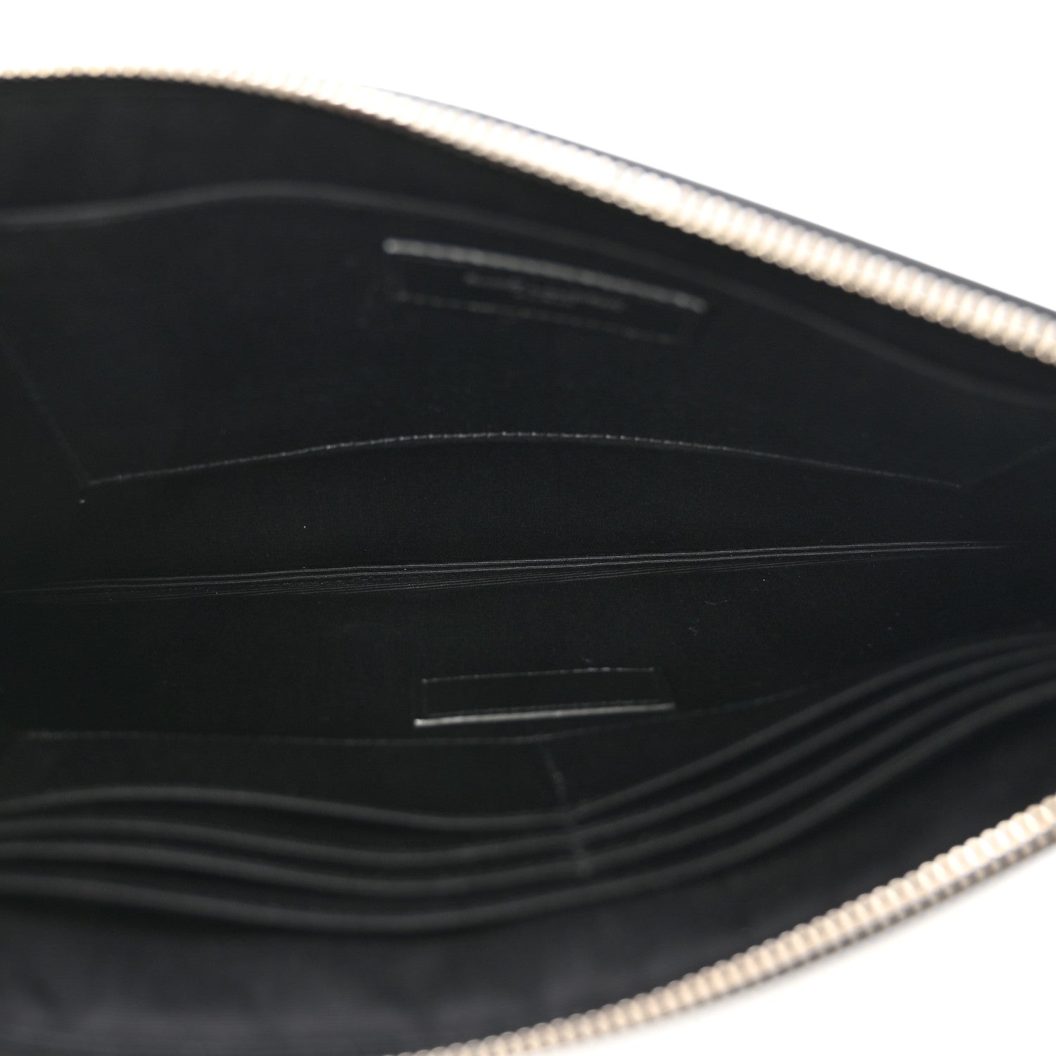 Saint Laurent Calfskin Cassandre Tablet Pouch Black Black 5 of 8