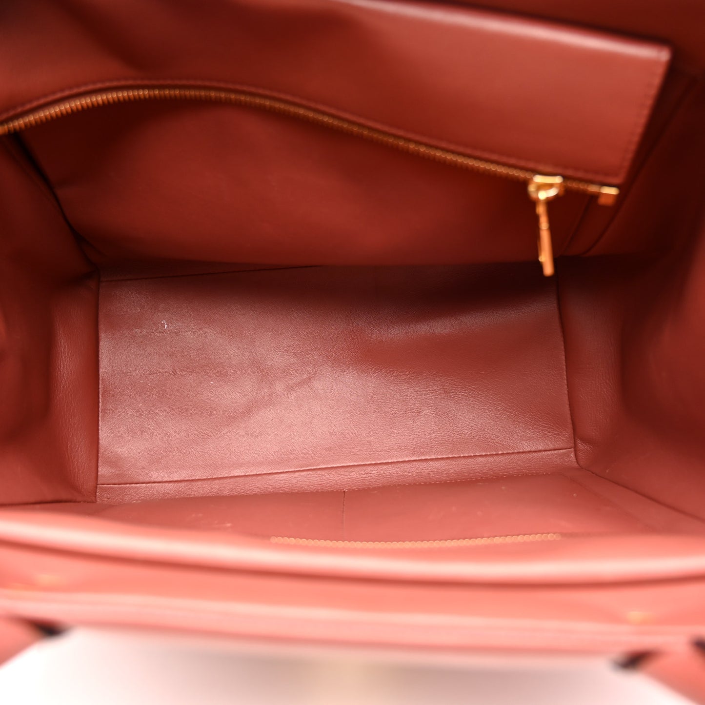 Nappa Large One Stud Handbag Gingerbread