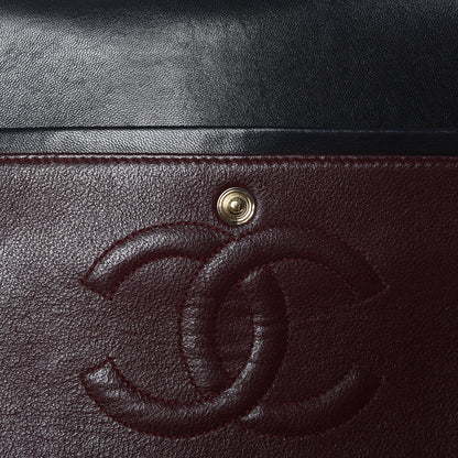 Chanel Lambskin Quilted Medium Double Flap Black 10 of 12
