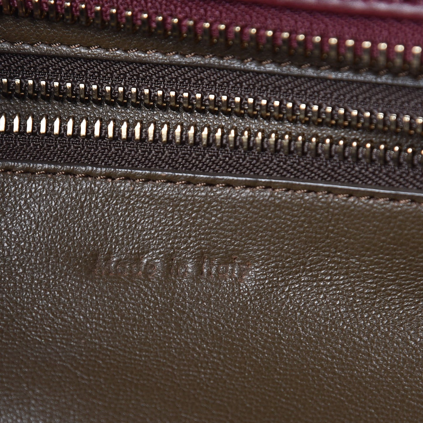 Smooth Calfskin Mini Luggage Burgundy
