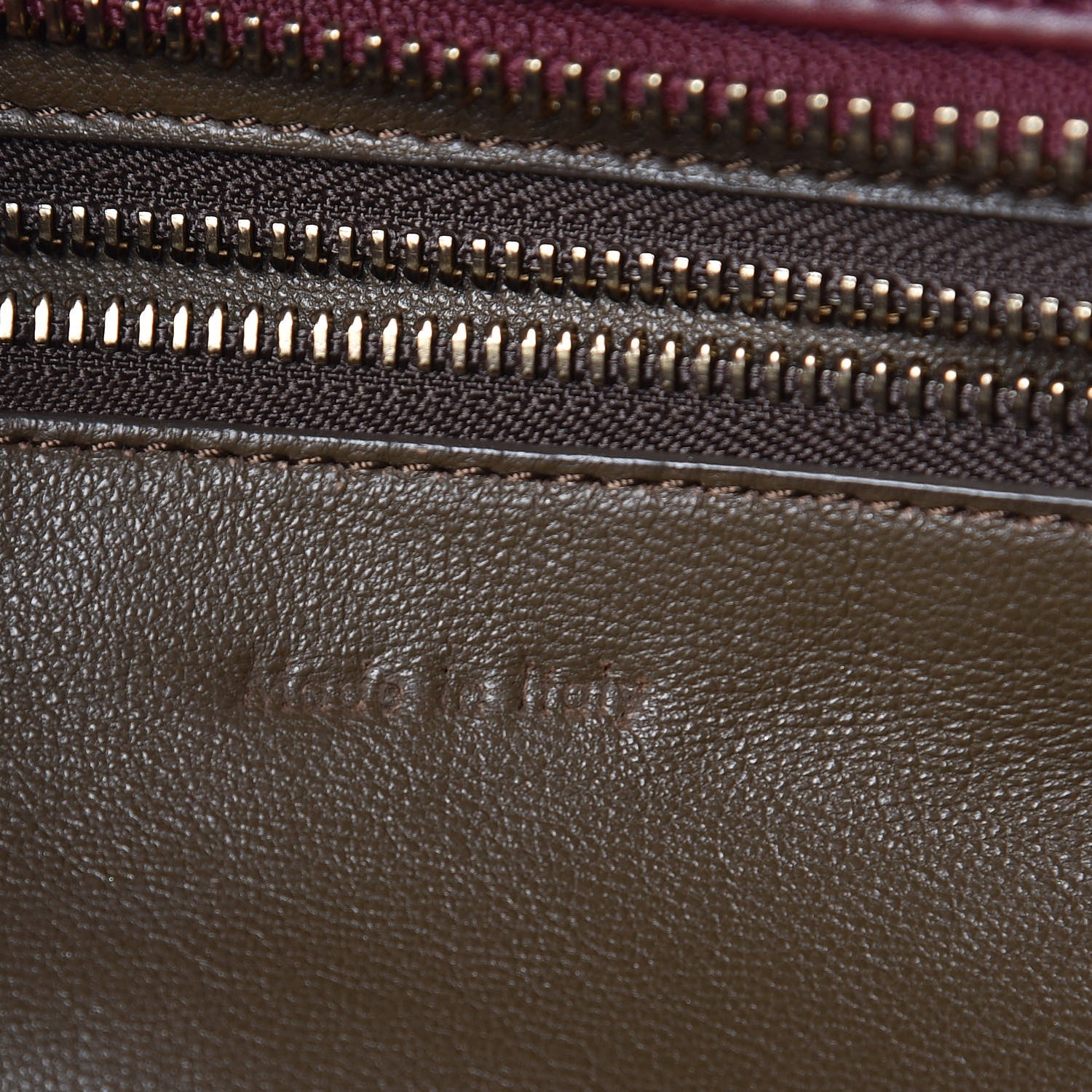 Celine Smooth Calfskin Mini Luggage Burgundy 7 of 17
