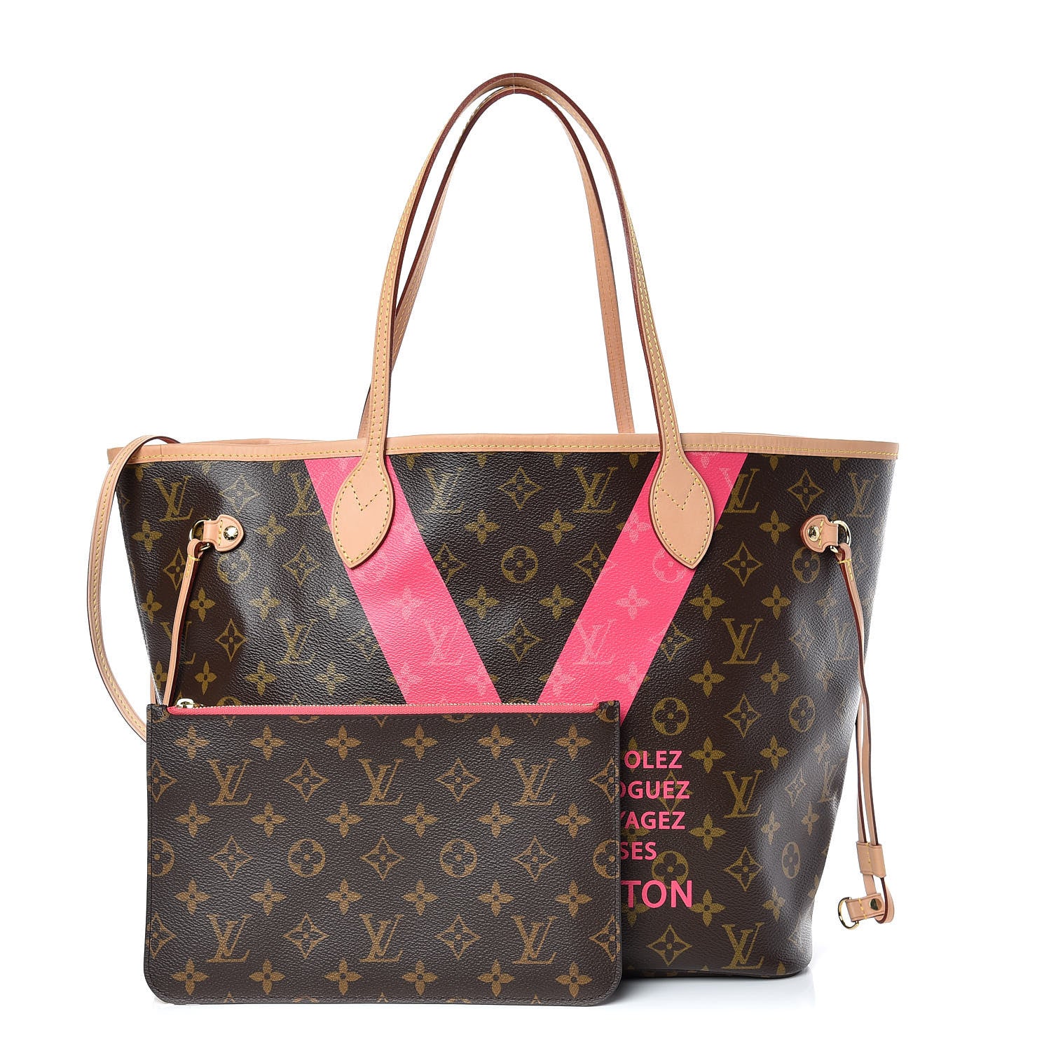 Louis Vuitton Monogram V Neverfull MM Grenade 1 of 10
