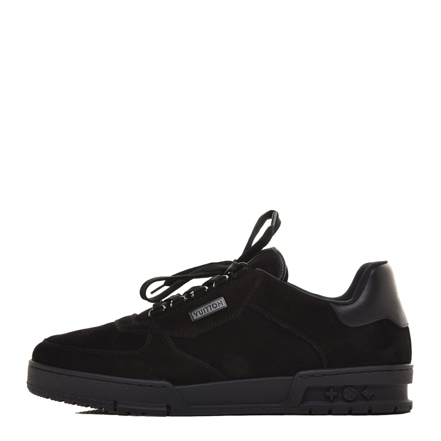 Suede Uniform Sneakers 9.5 Black