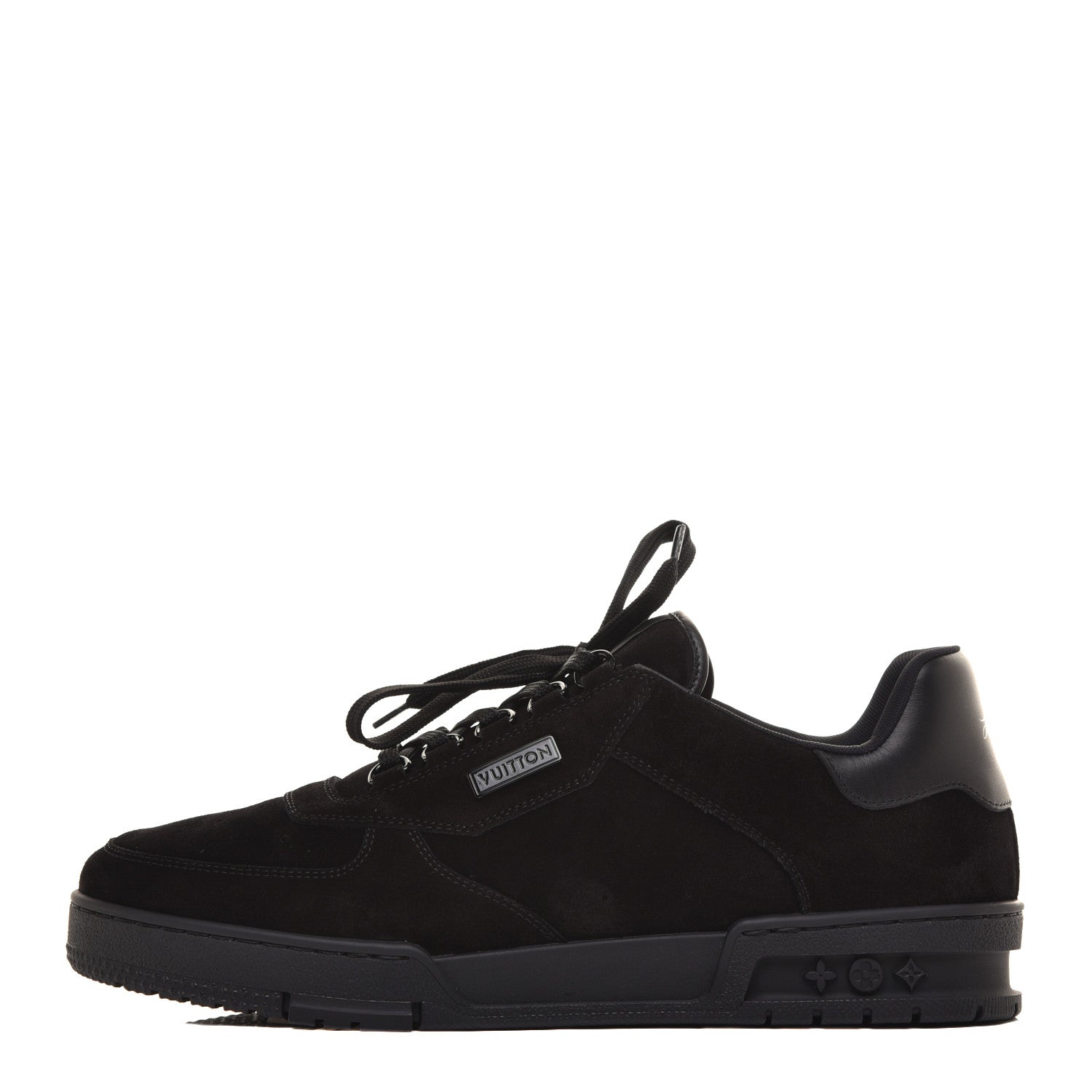 Louis Vuitton Suede Uniform Sneakers 9.5 Black 1 of 10