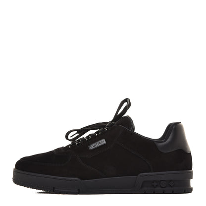 Louis Vuitton Suede Uniform Sneakers 9.5 Black 1 of 10