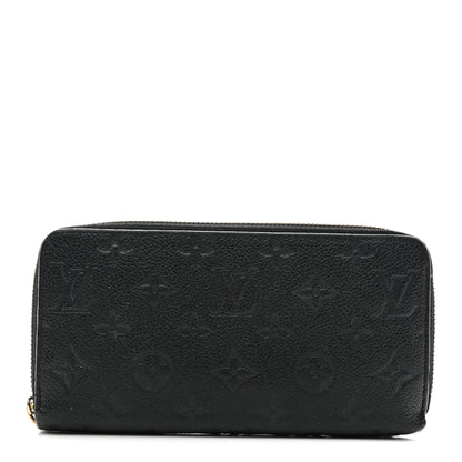 Louis Vuitton Empreinte Zippy Wallet Black Black 1 of 8