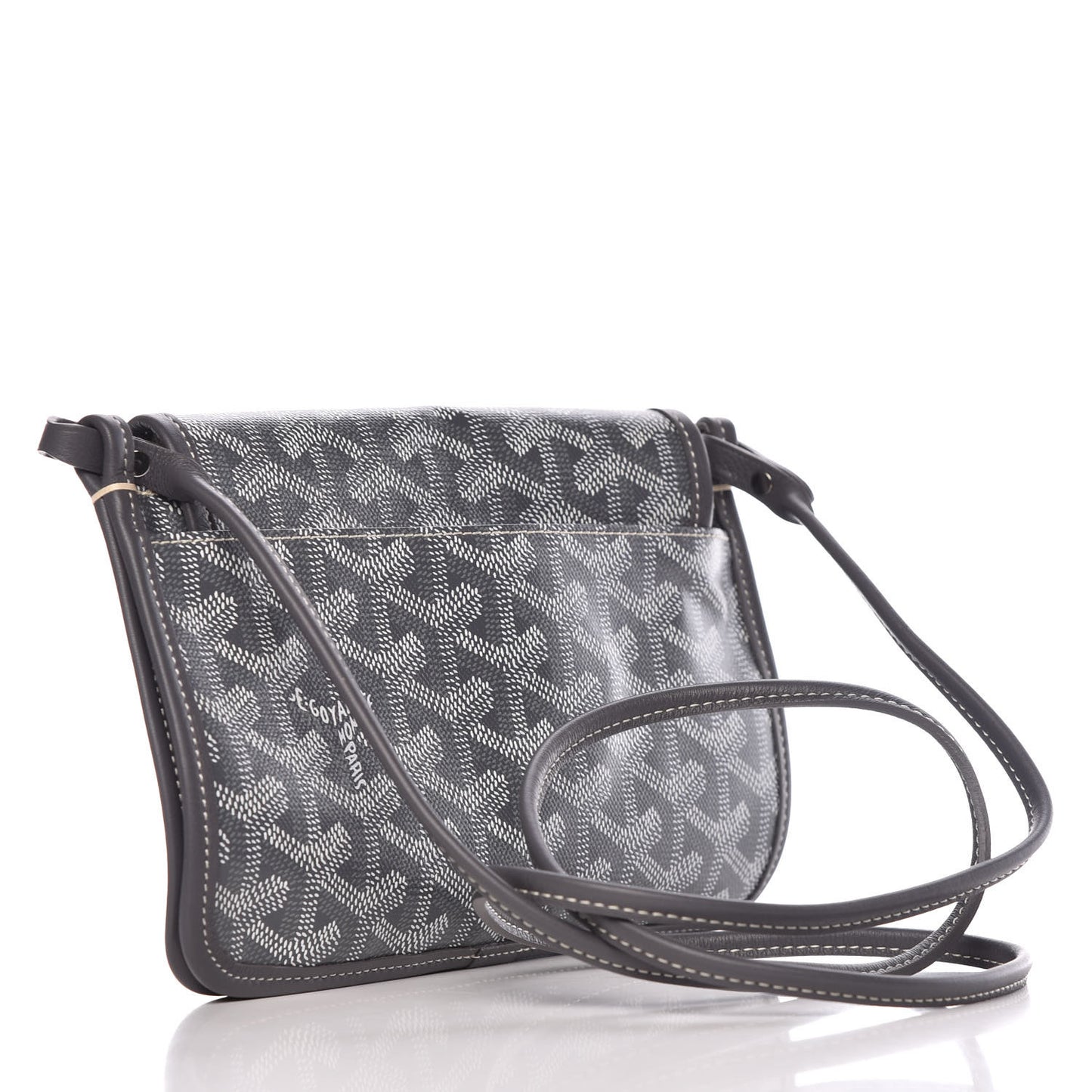 Goyardine Plumet Wallet Clutch Grey