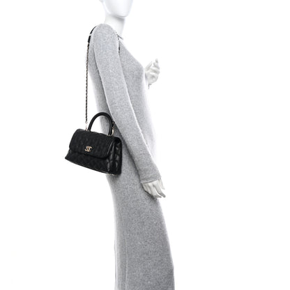 Chanel Caviar Quilted Mini Coco Handle Flap Black 2 of 11