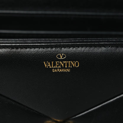 Valentino Garavani Nappa One Stud Chain Clutch Black 6 of 8