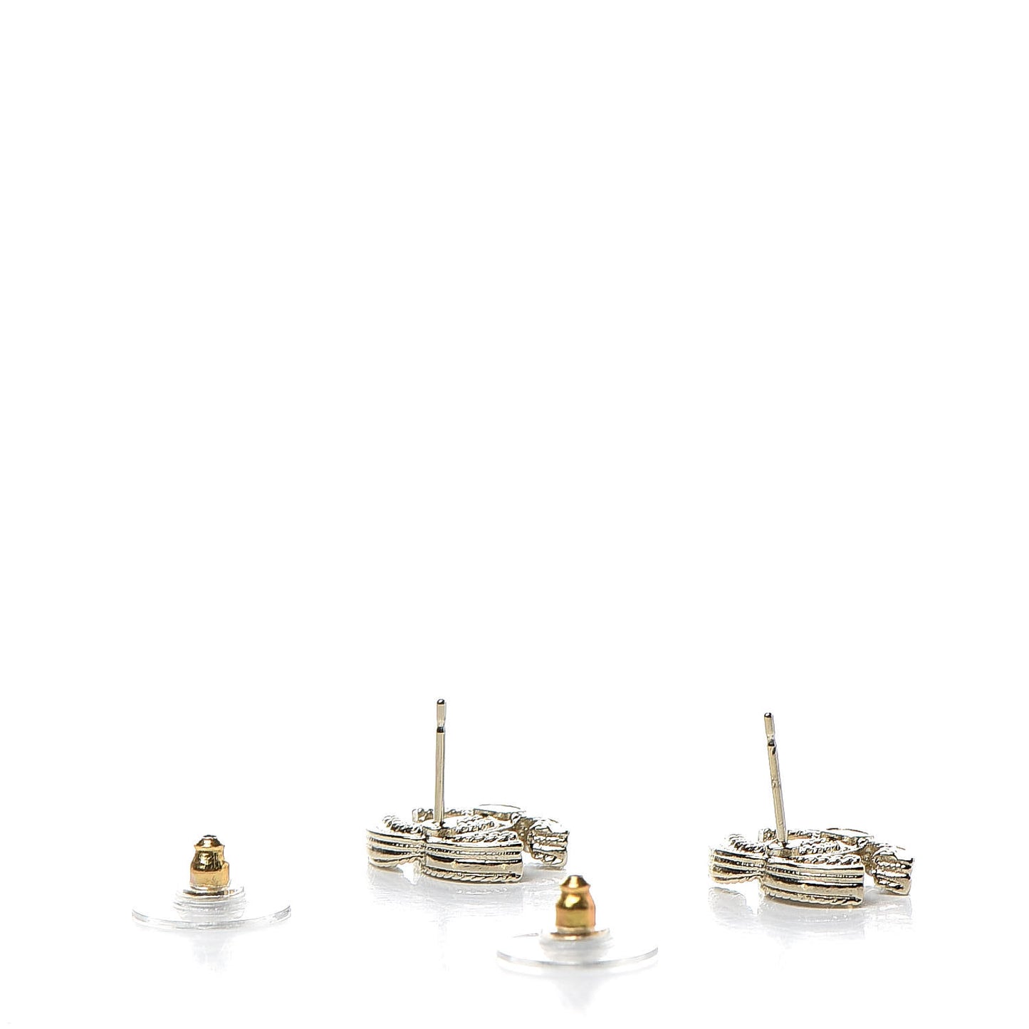 Pearl CC Earrings Gold