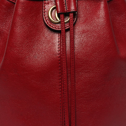 Gucci Piuma Lux Energy Medium Re(Belle) Convertible Bucket Bag Hibiscus Red 7 of 9