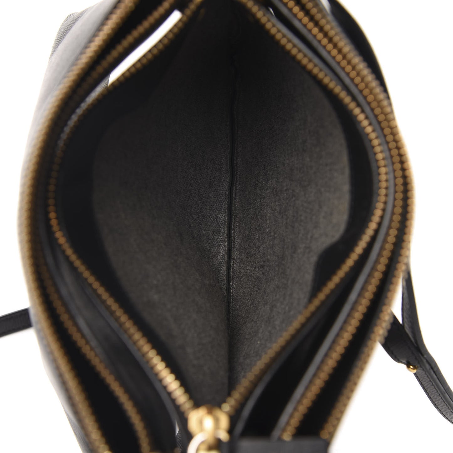 Lambskin Small Trio Crossbody Bag Black