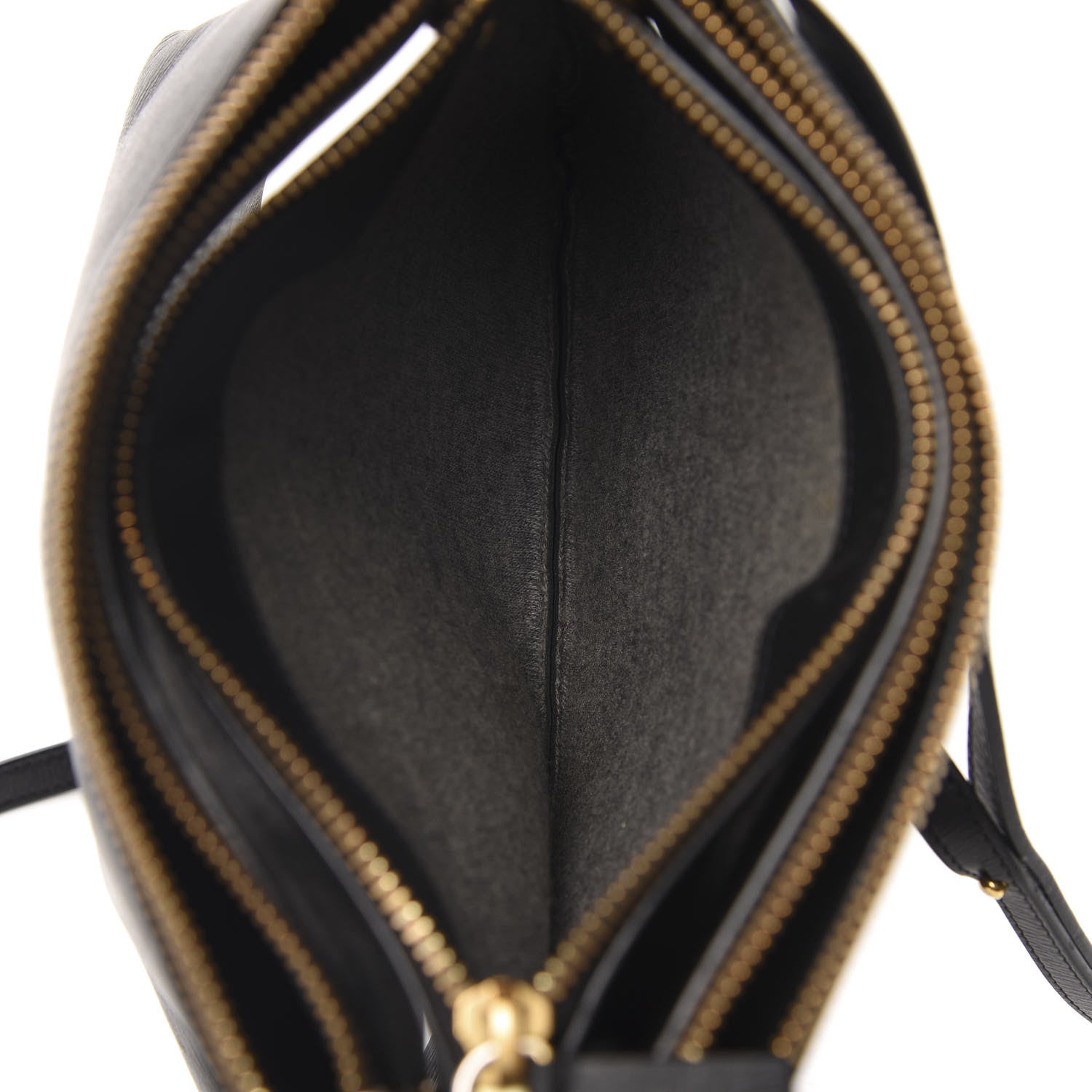 Celine Lambskin Small Trio Crossbody Bag Black 6 of 13