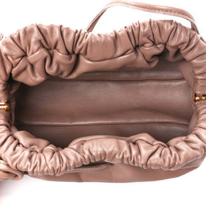 Mansur Gavriel Lambskin Cloud Mini Clutch Biscotto 5 of 10