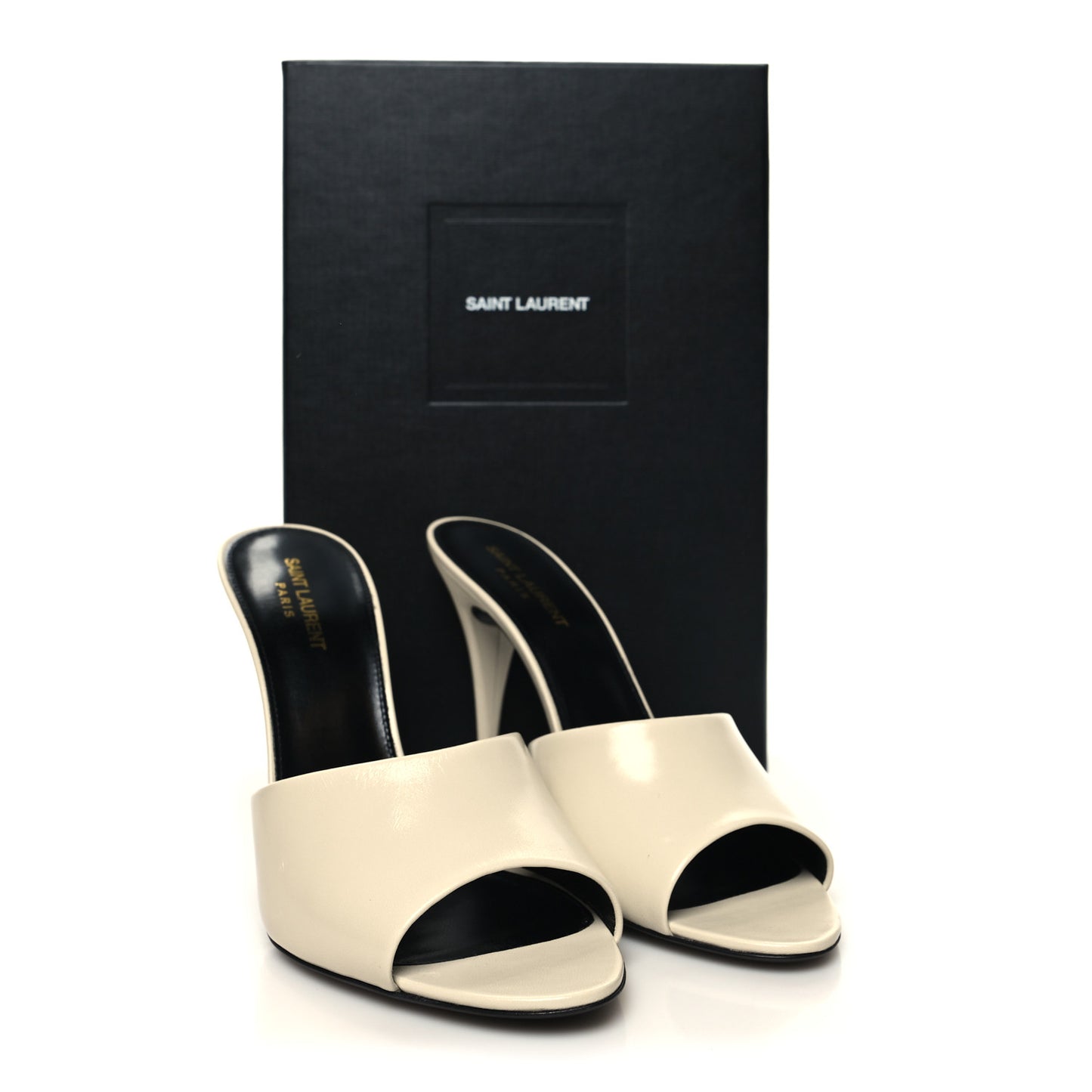 Calfskin New Belfagor 110mm Mules 41 Pearl