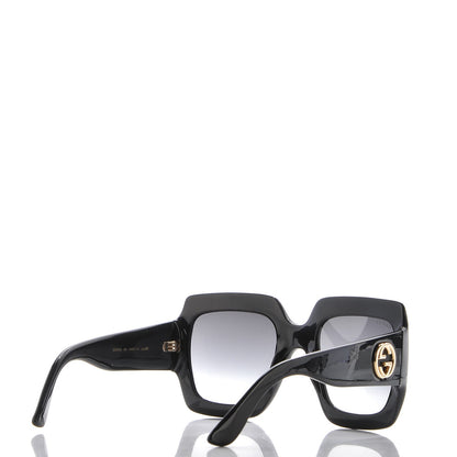 Gucci Acetate Square Frame Sunglasses GG0053S Black 4 of 8