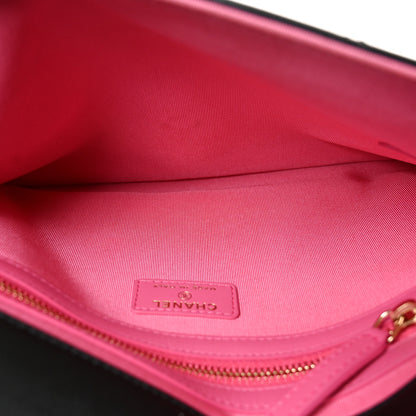 Chanel Goatskin Quilted Timeless CC Clutch Black 5 of 11