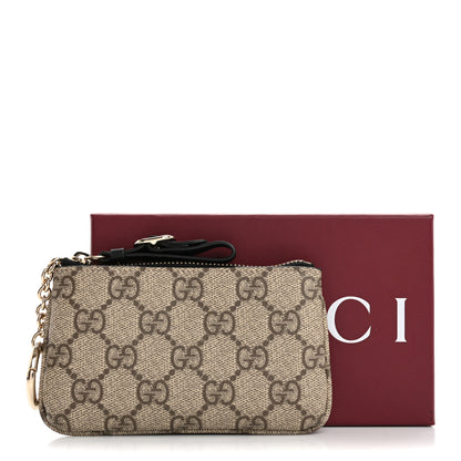Gucci GG Supreme Monogram Selleria Key Case  Beige Black 8 of 8