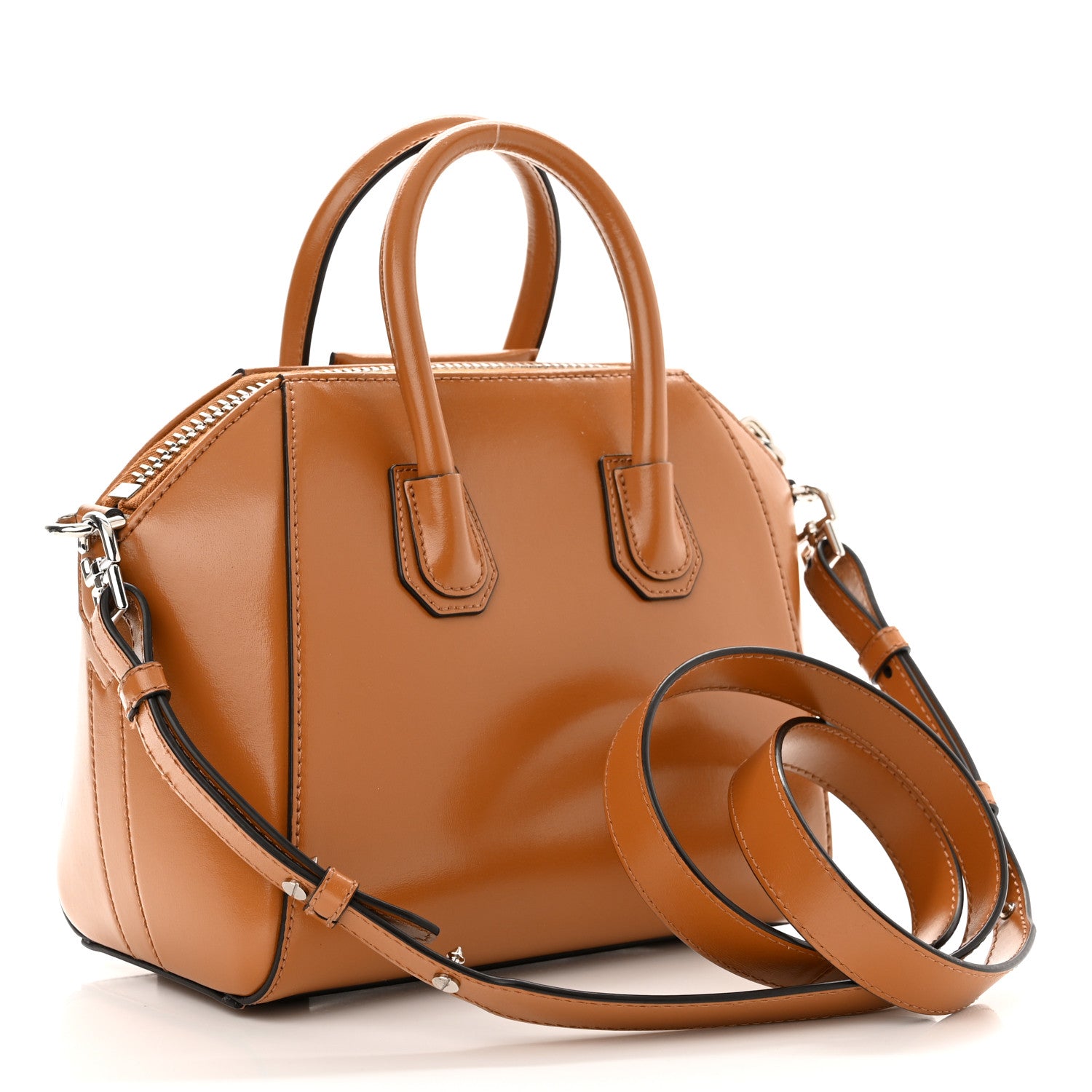 Givenchy Shiny Lord Calfskin Mini Antigona Camel 3 of 10