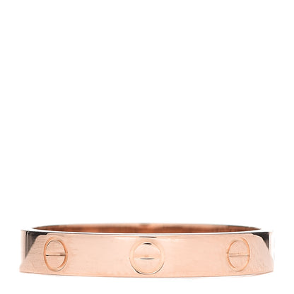 Cartier 18K Pink Gold 3.5mm LOVE Wedding Band Ring 61 9.5 1 of 4