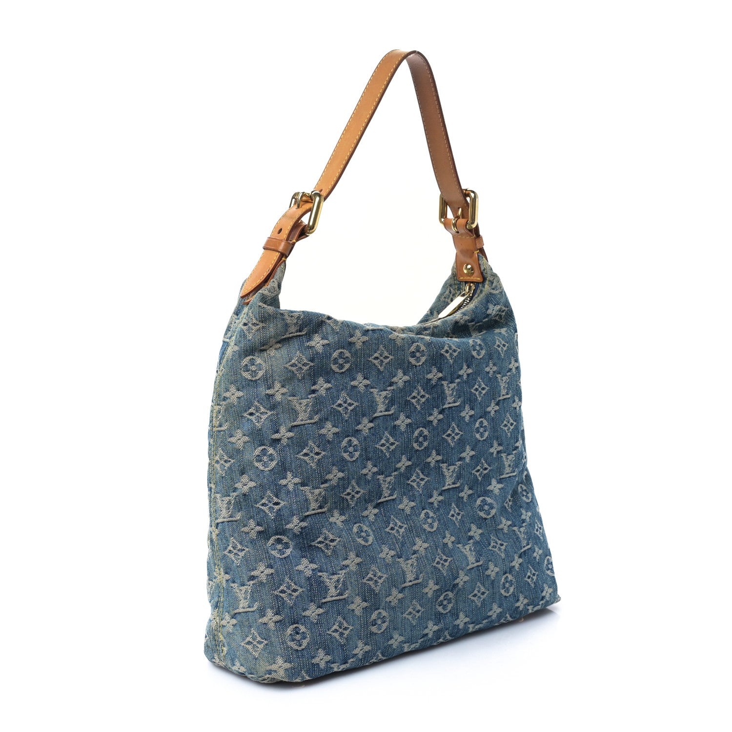 Louis Vuitton Denim Baggy GM Blue 3 of 8