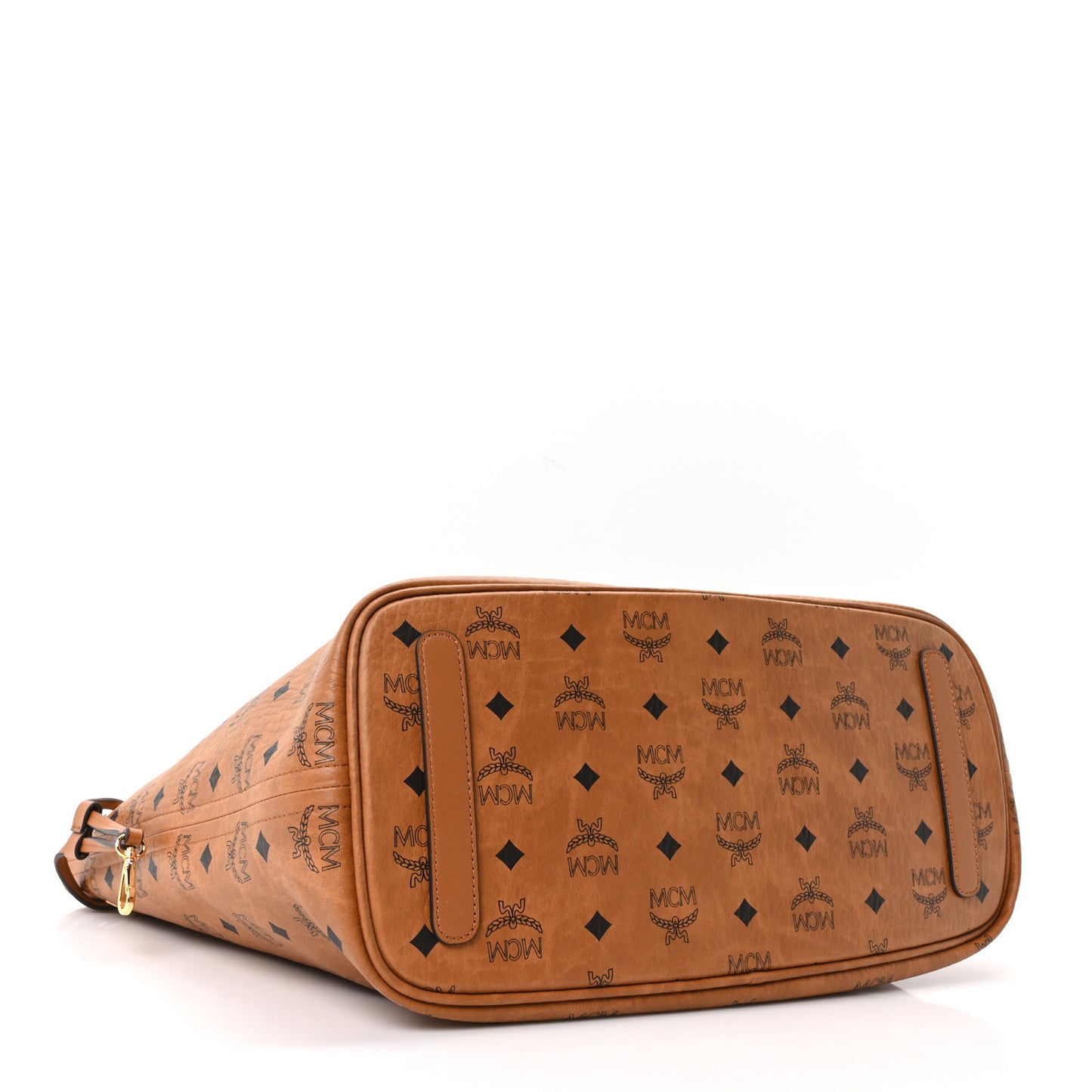 Visetos Medium Liz Reversible Shopper Tote Cognac