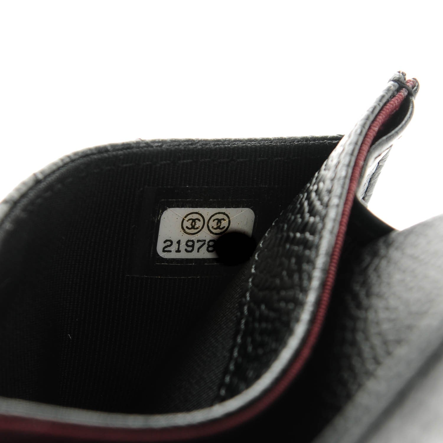 Chanel Caviar Quilted Flap Card Holder Black 8 of 8